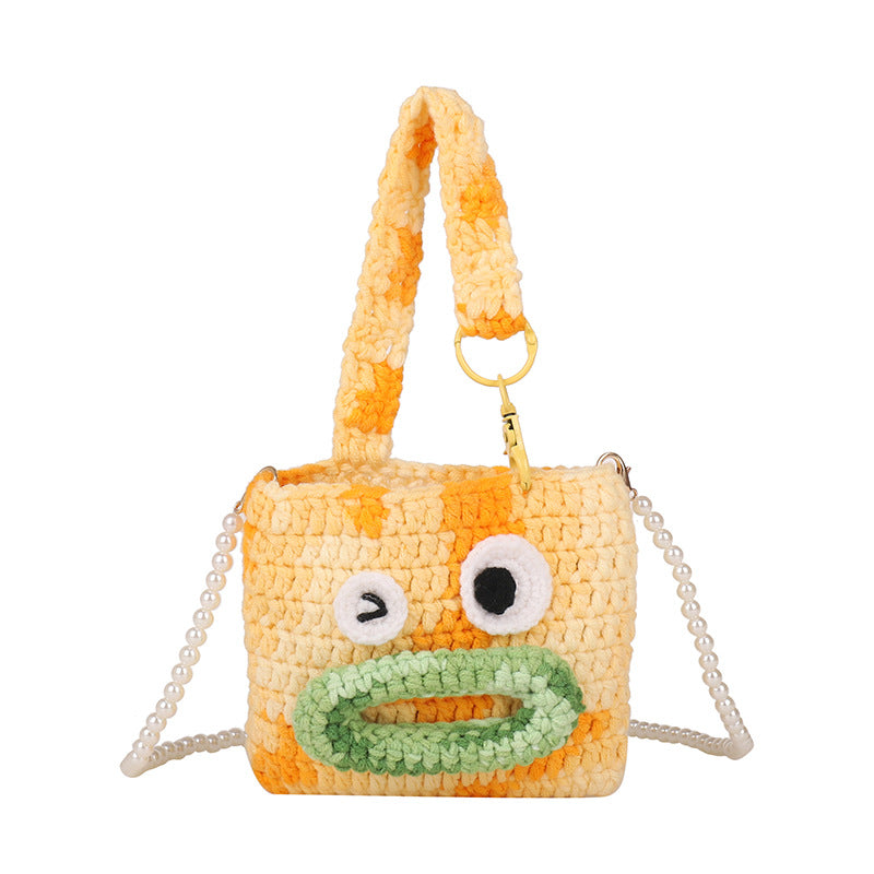 Cute Crochet Animal-Themed Handbag