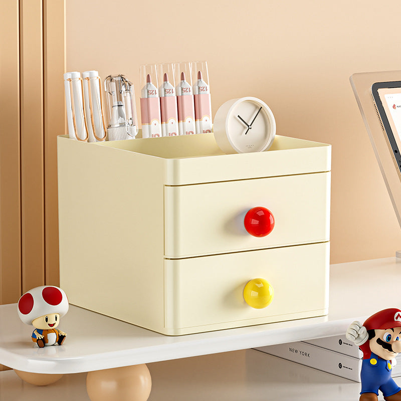 Stylish Two-Drawer Storage Organizer Kalsten