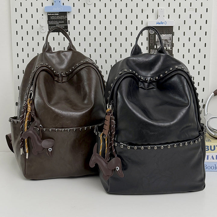 Casual Leather Backpack Kalsten