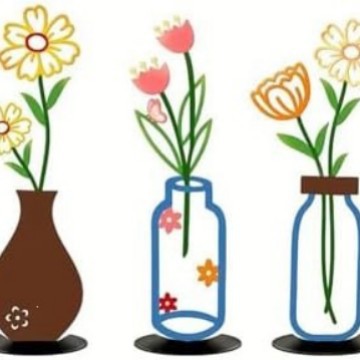 Decorative Floral Vase Kalsten