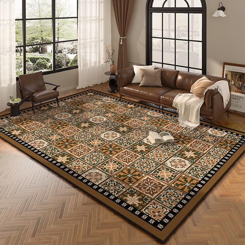 Elegant Floral Design Area Rug