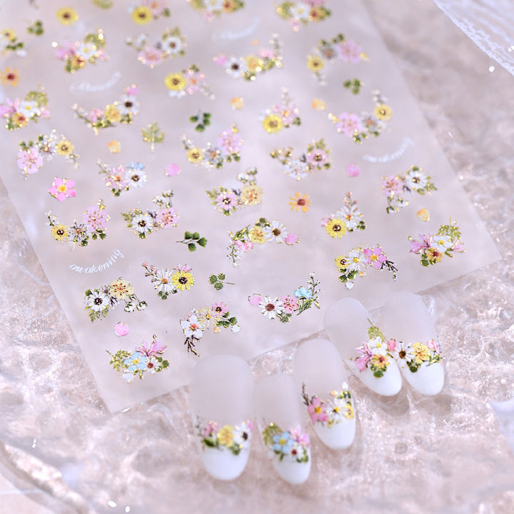 Floral Nail Art Decals
