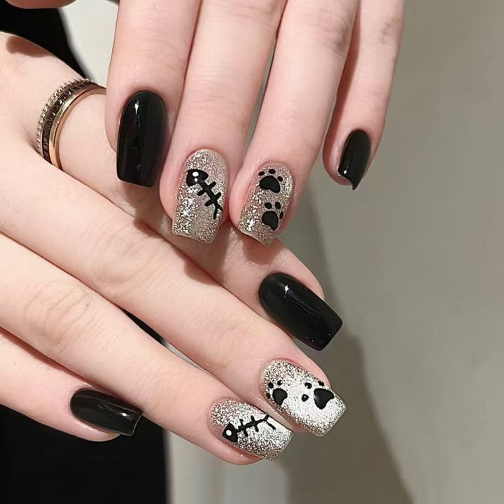 Premium Decorative Press-On Nail Set Kalsten 1787395382