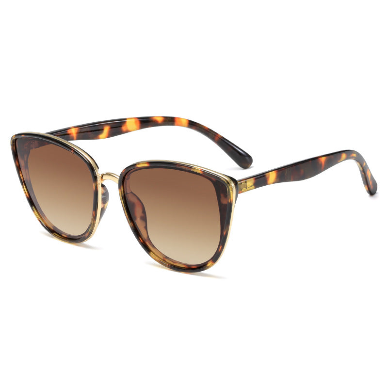Women Cat-Eye Sunglasses with Transparent Frame and UV Protection Kalsten