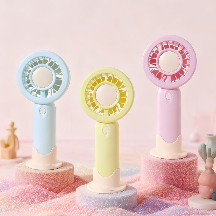 Women Portable Mini Fan with LED Lighting Kalsten