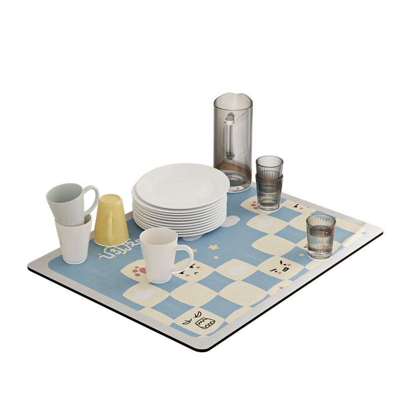 Fun-Themed Kitchen Drying Mat Kalsten