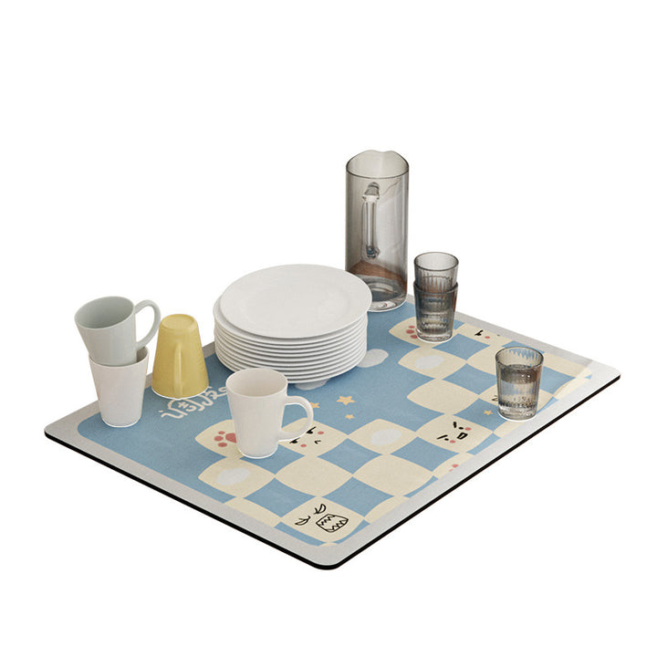 Fun-Themed Kitchen Drying Mat Kalsten