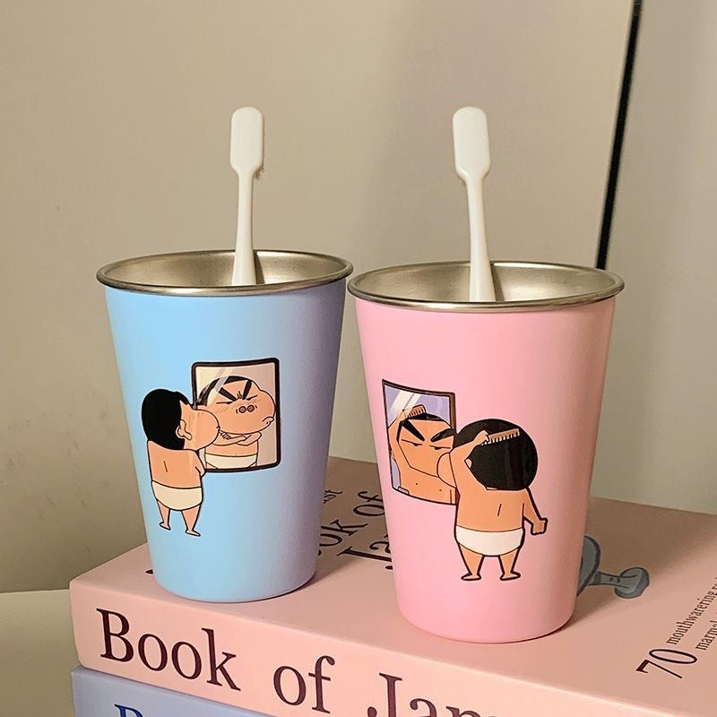 Funny drinking cup with humorous illustration design Kalsten