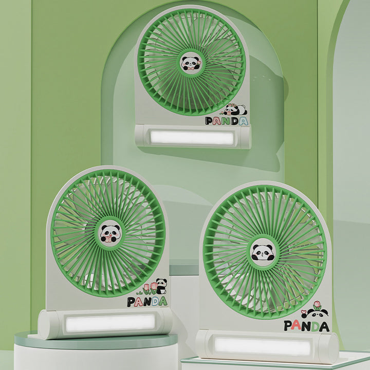 Women's Portable Mini-Pan Fan with Cute Panda Design Kalsten