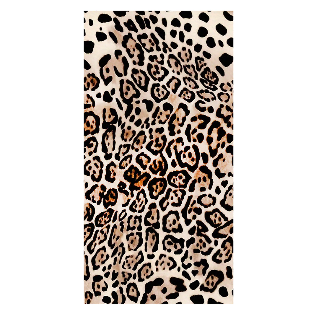 Oversized Microfiber Beach Towel With Retro Daisy Pattern And Quick-Dry Lightweight Weave