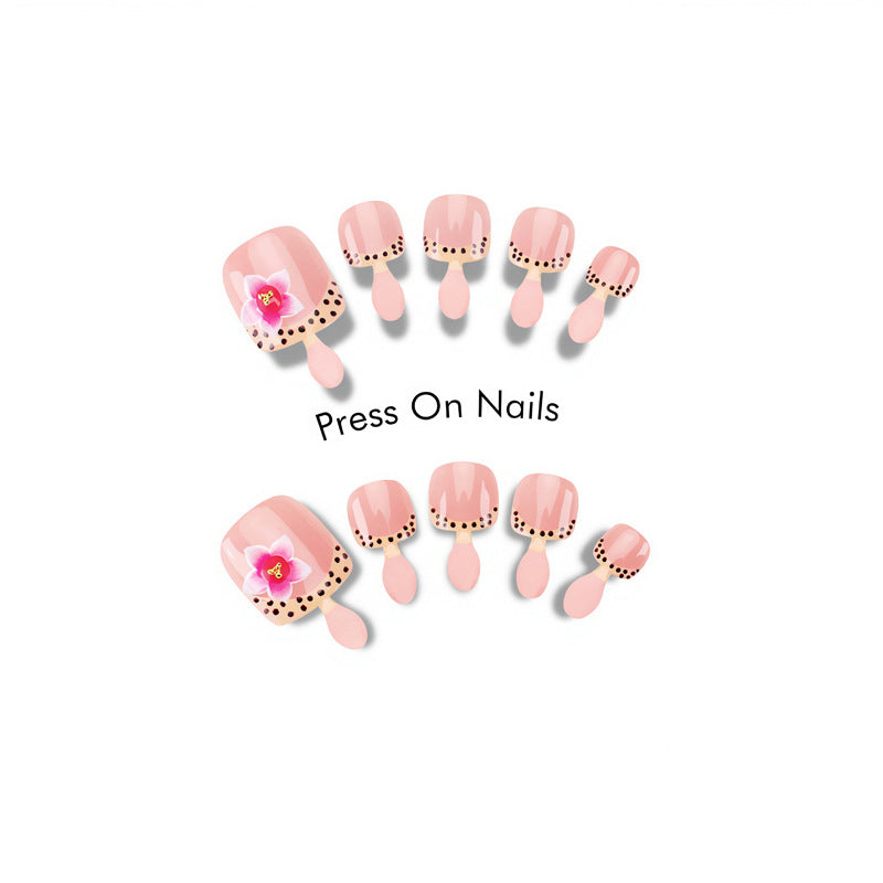 Floral Art Press-On Nail Design Kalsten