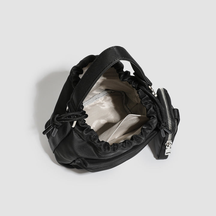Chic Drawstring Bucket Handbag