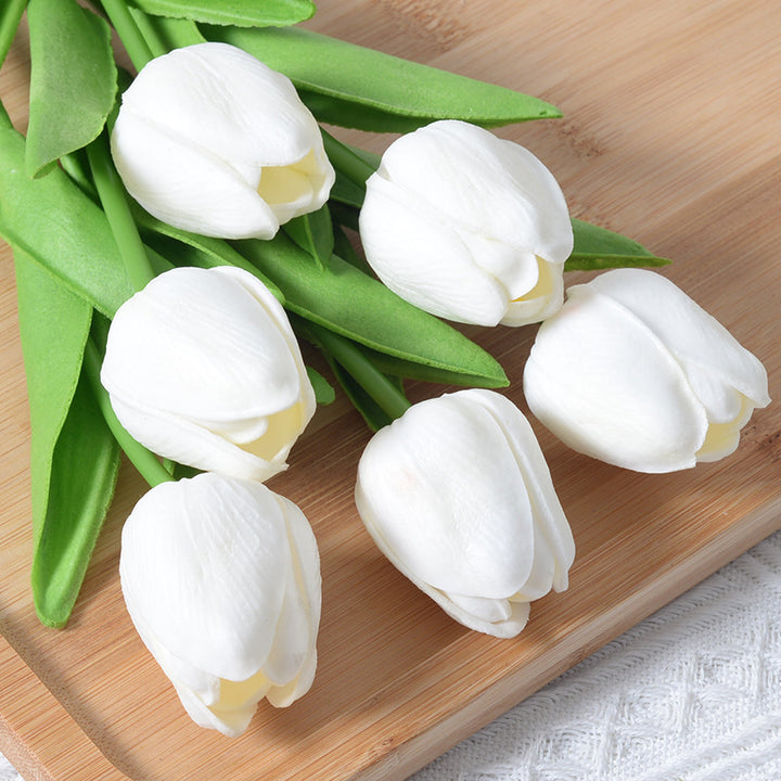 Realistic Artificial Tulip Bouquet