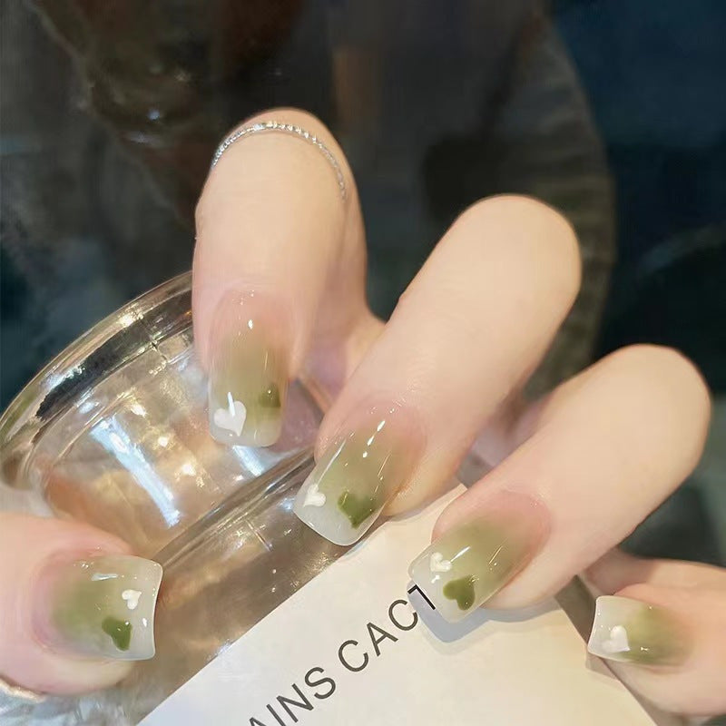 Decorative Floral Press-On Nail Art Set Kalsten
