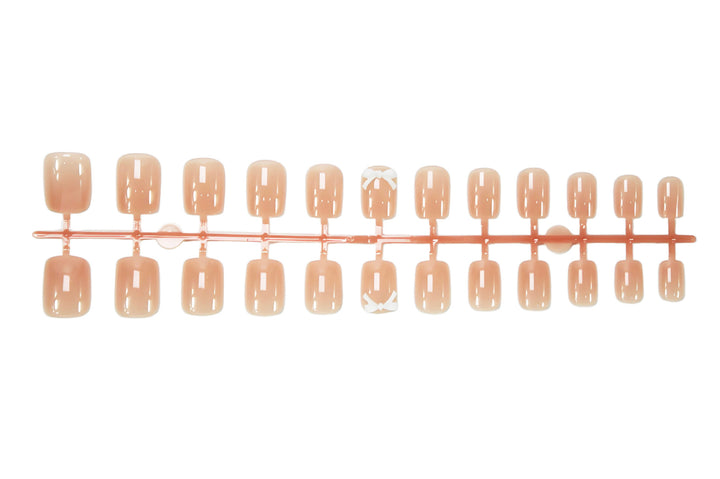 Artificial nail set with romantic bow designs Kalsten
