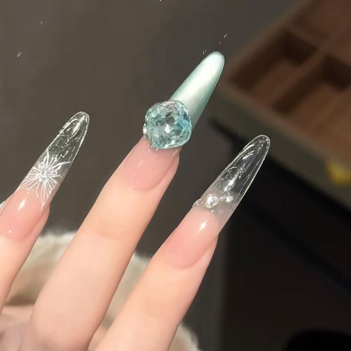 Premium Decorative Stiletto Nail Enhancements