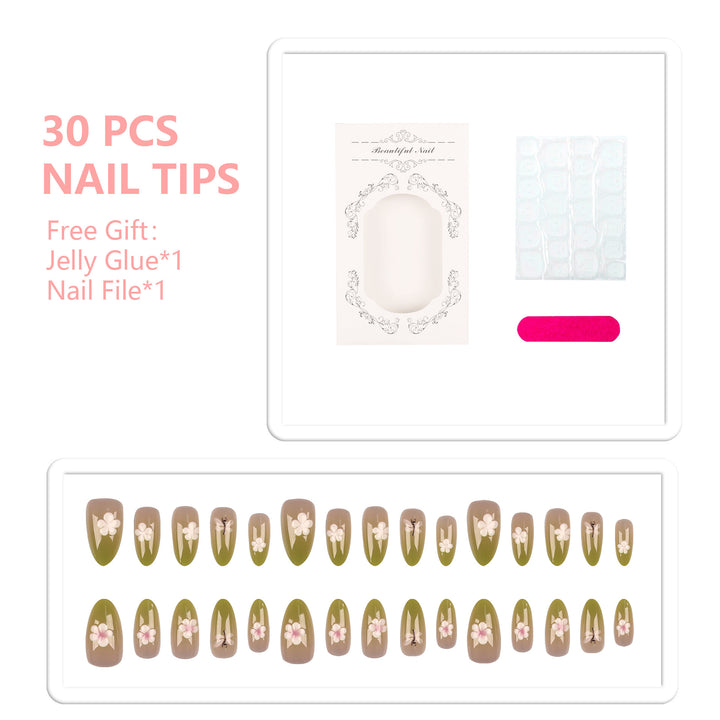 Botanical Art Press-On Nails