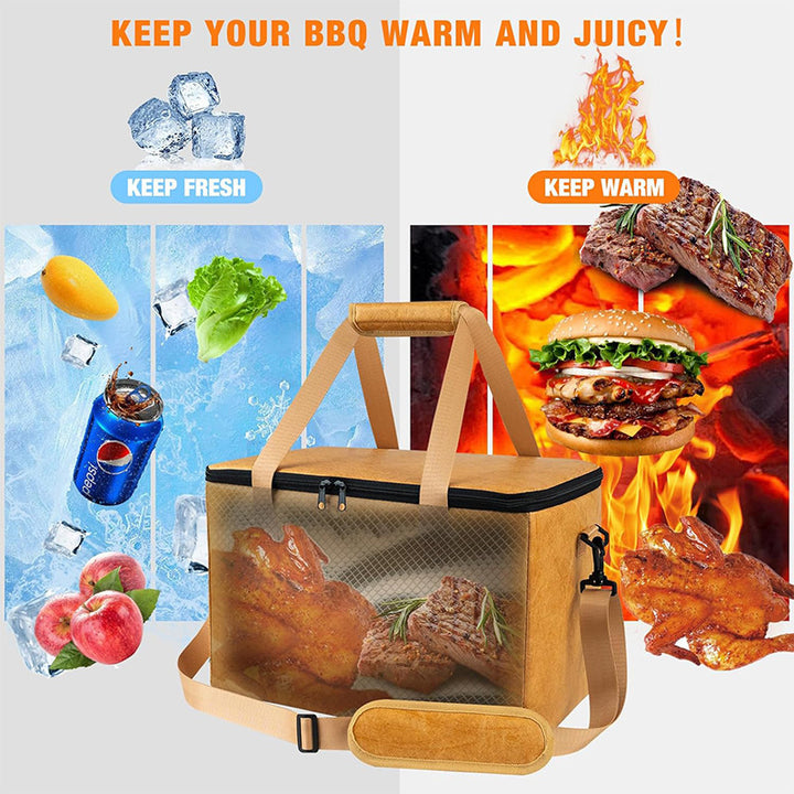Insulated cooler bag with ergonomic shoulder strap Kalsten