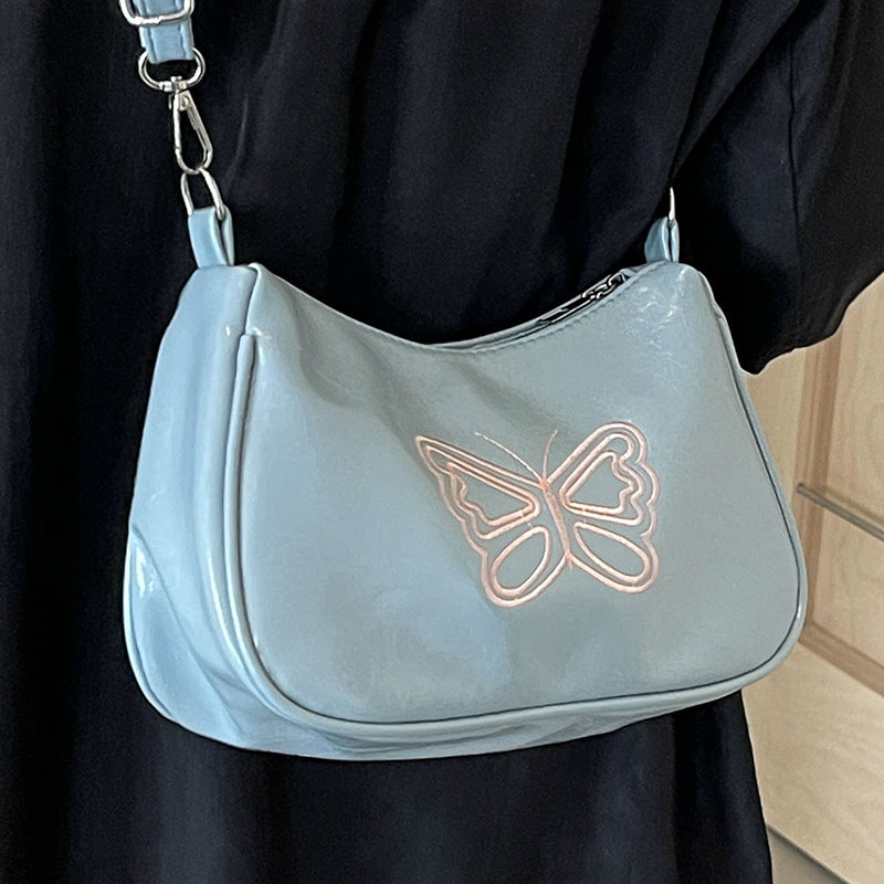 Elegant Butterfly Motif Crossbody Bag
