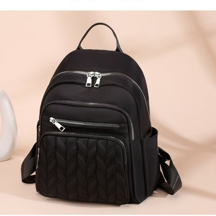 Versatile Quilted Backpack with Multiple Compartments Kalsten