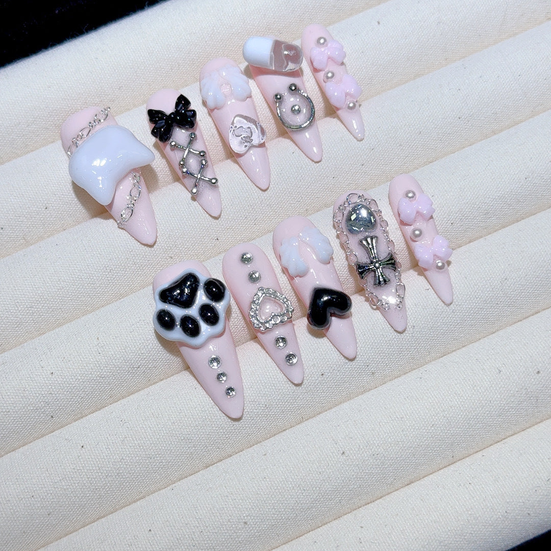 Premium Decorative 3D Nail Art Tips
