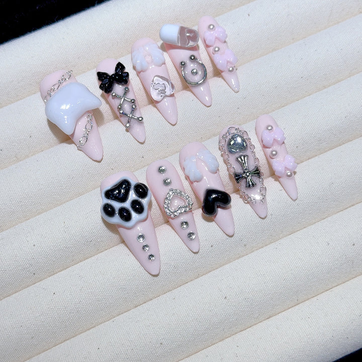 Premium Decorative 3D Nail Art Tips