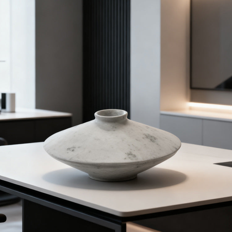 Elegant Marble Decorative Vase