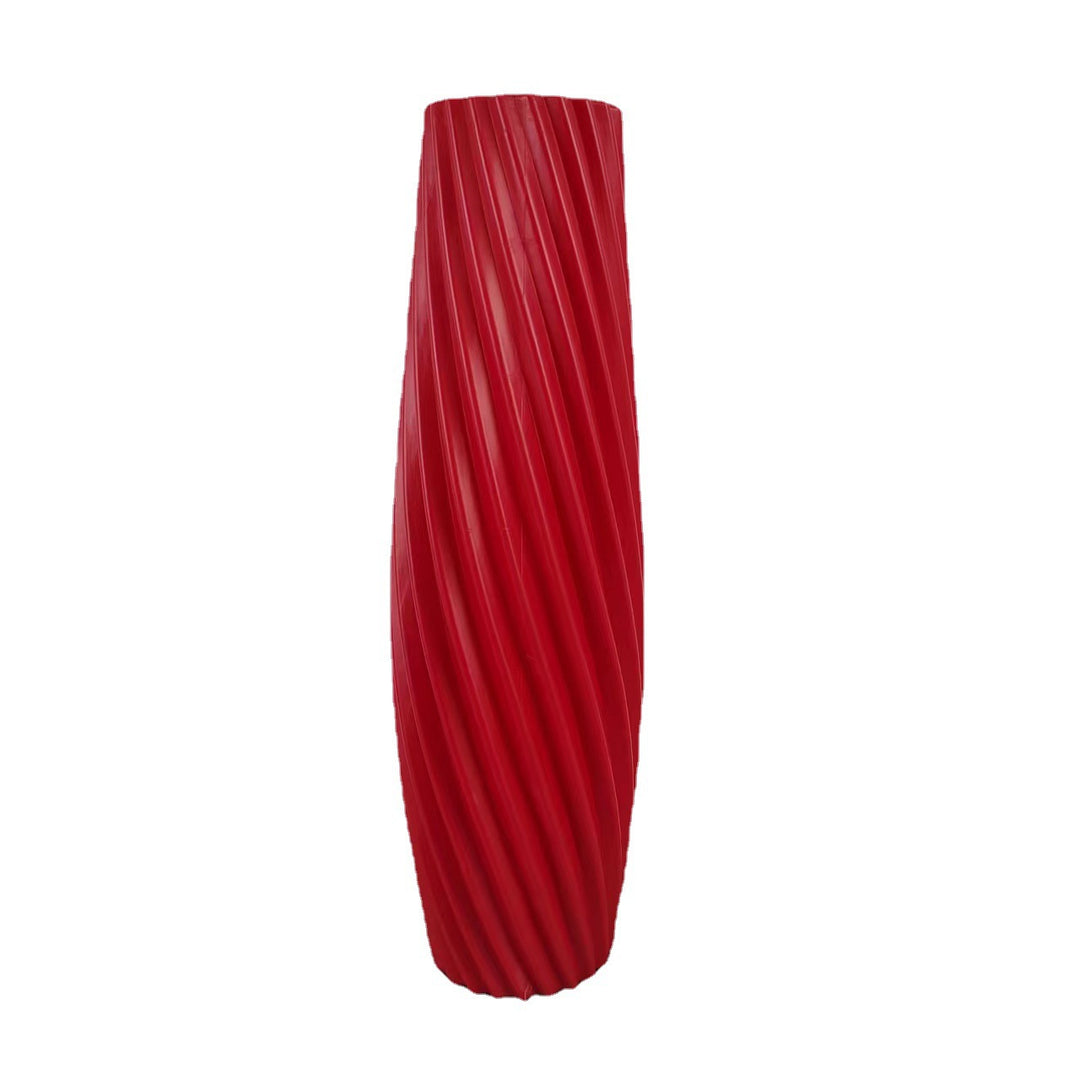 Textured Spiral Decorative Vase Kalsten