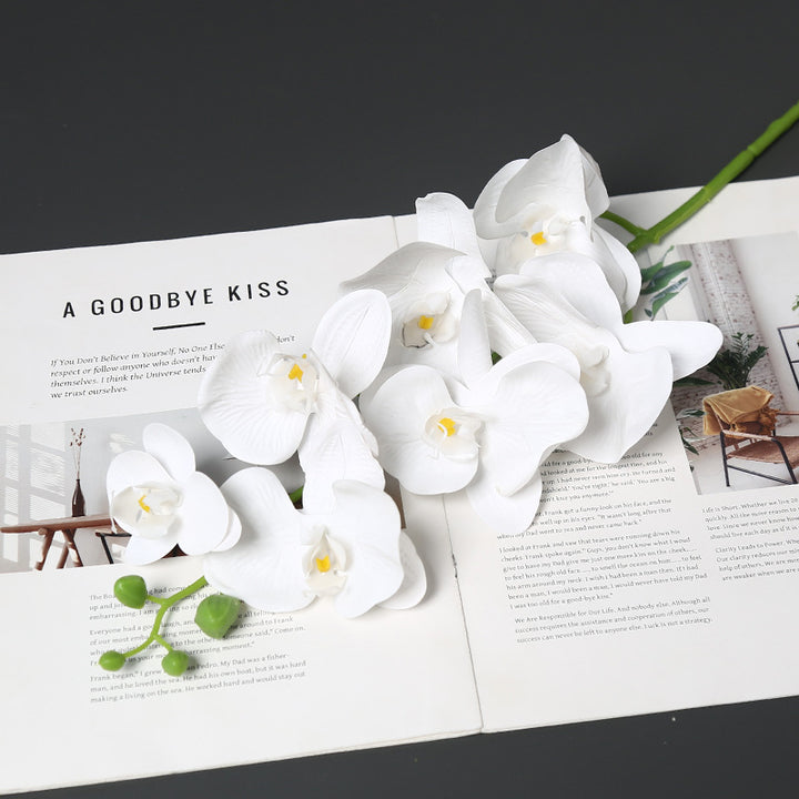 Realistic Faux Orchid Bouquet