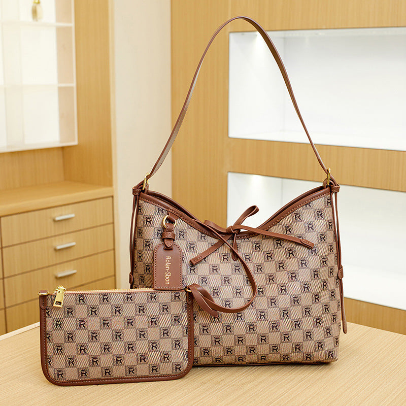 Designer Patterned Handbag Set