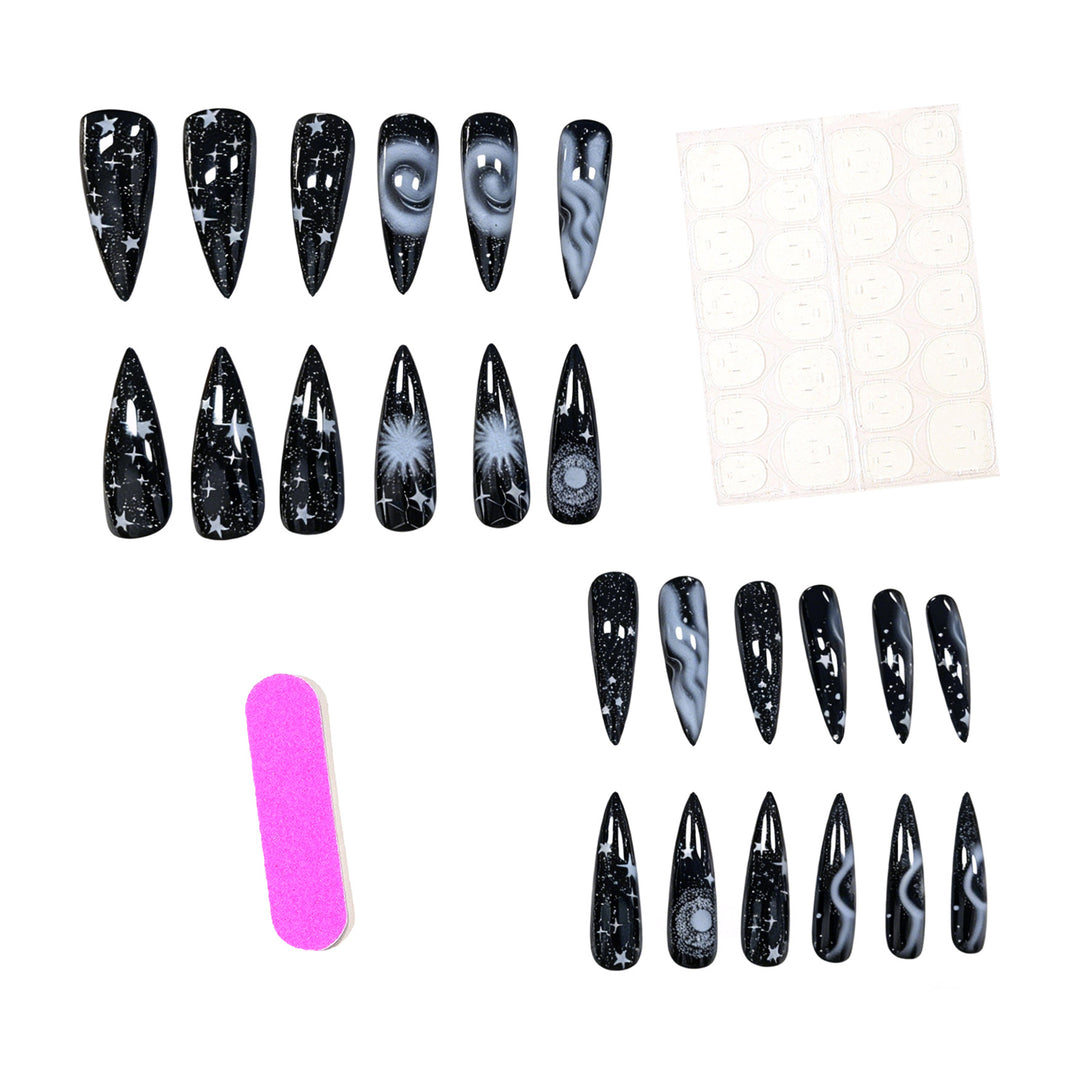 Galaxy-Inspired Press-On Nail Set Kalsten