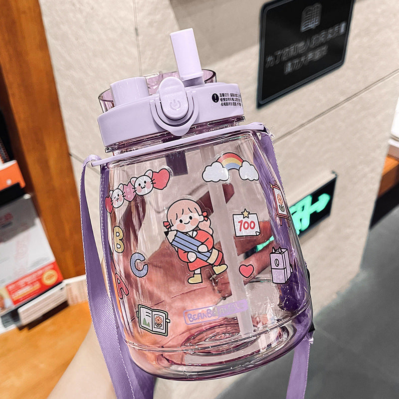 Ladies Playful Water Bottle with Animal Design Kalsten