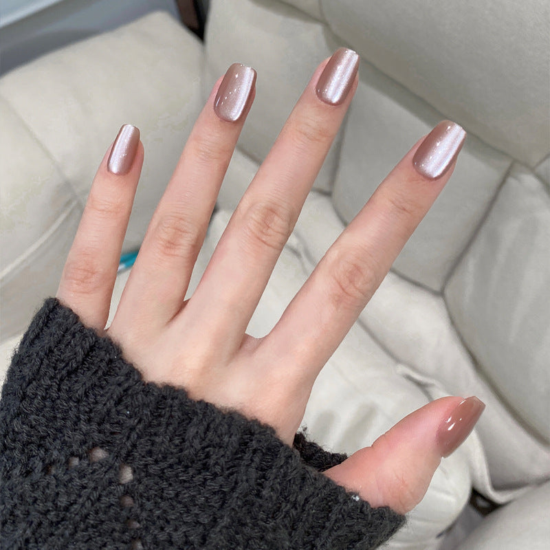 Elegant Press-On Nail Tips with Glossy Finish Kalsten