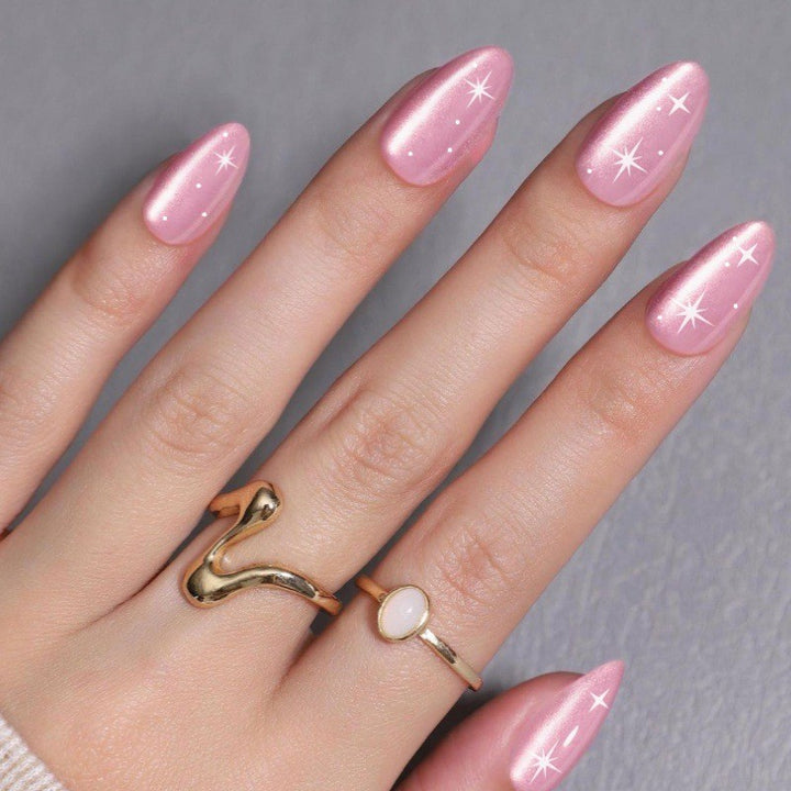 Sparkling Press-On Nail Art Set Kalsten