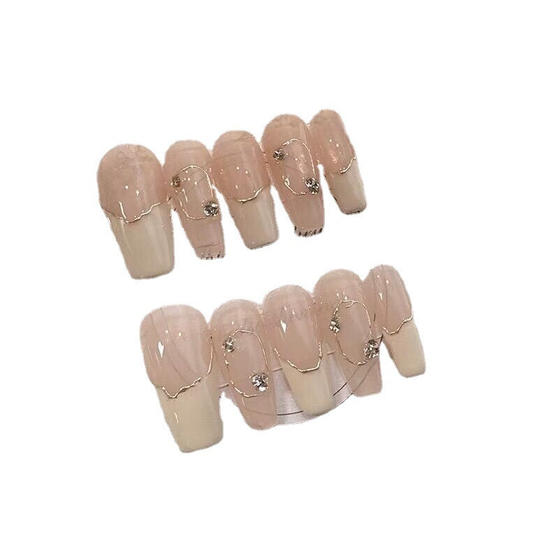 Elegant Decorative Press-On Nail Set Kalsten