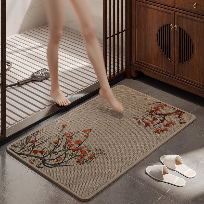 Absorbent Bathroom Floor Mat Kalsten