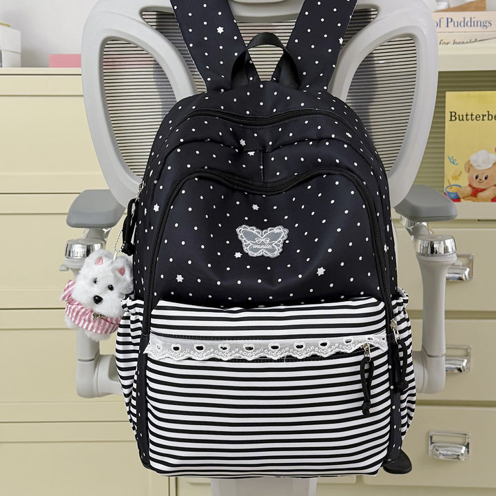 Playful Bunny-Ear Design School Backpack Kalsten