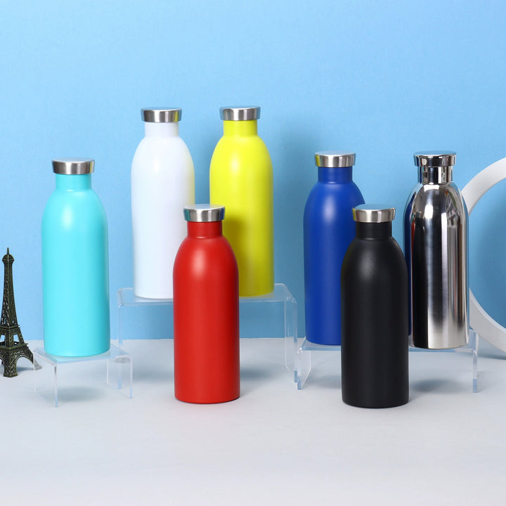 Women's sustainable stainless steel drinking bottle with optimal insulation Kalsten