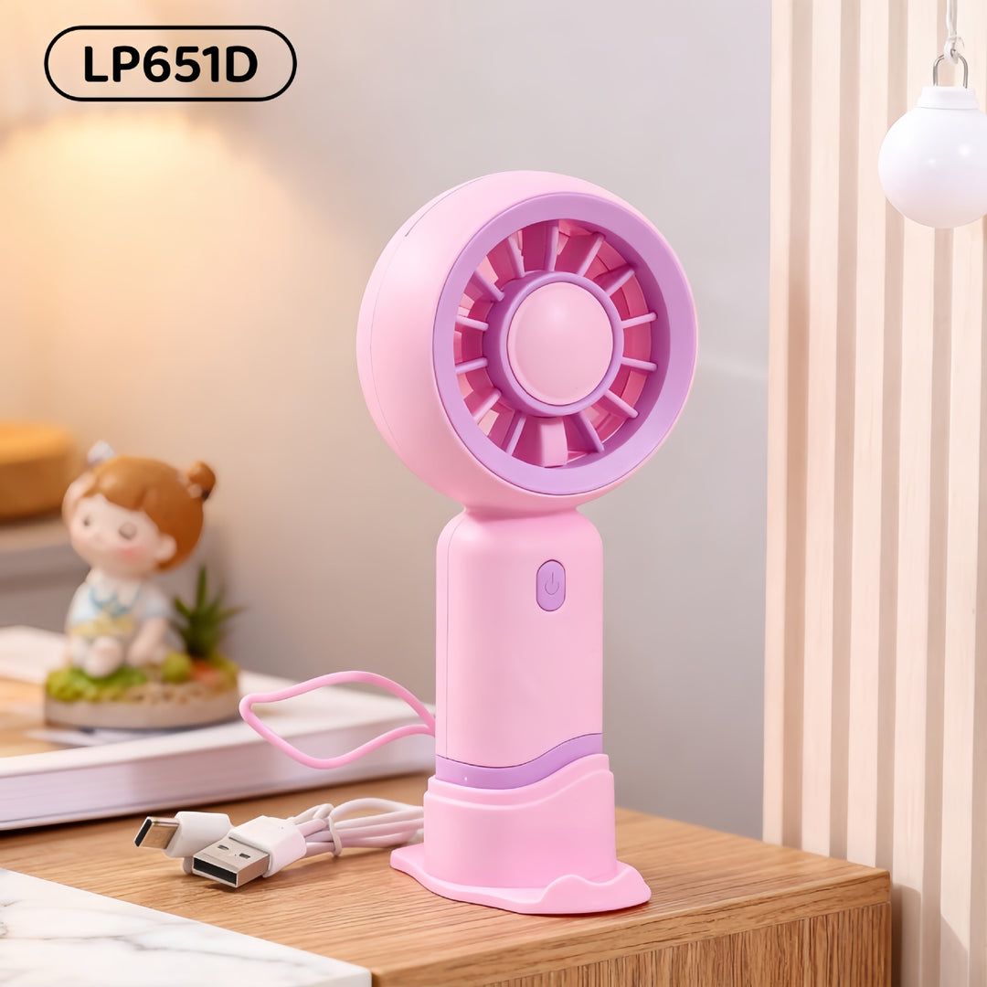 Women Portable USB Hand Fan with Cute Designs Kalsten