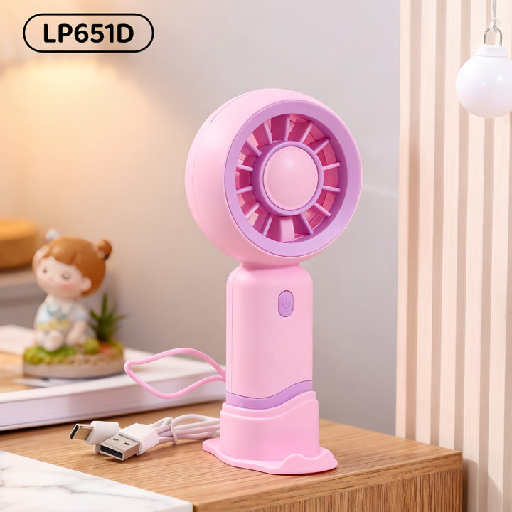 Women Portable USB Hand Fan with Cute Designs Kalsten