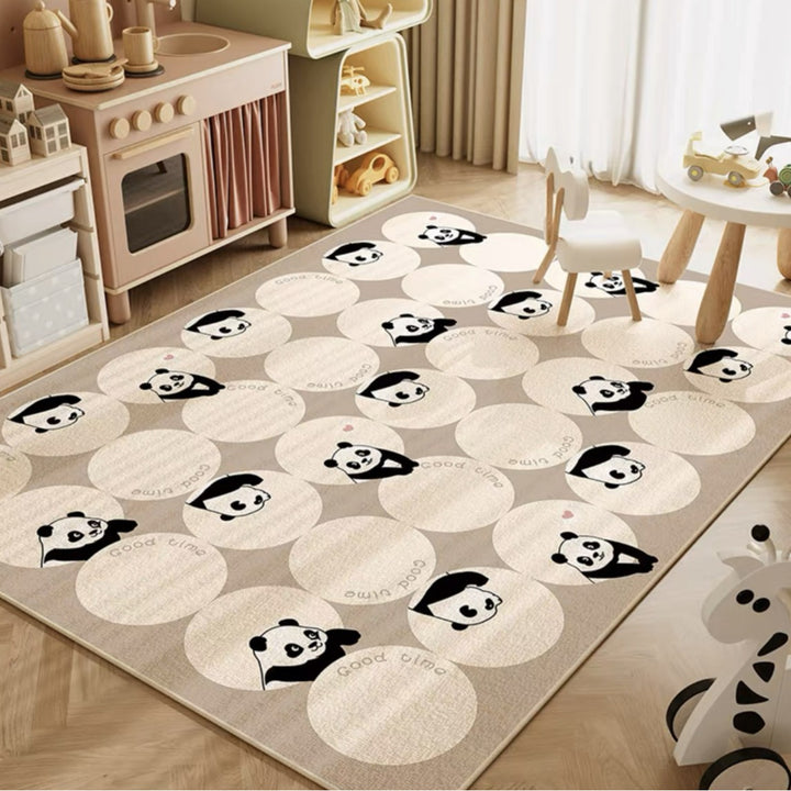 Educational Circus-Themed Area Rug
