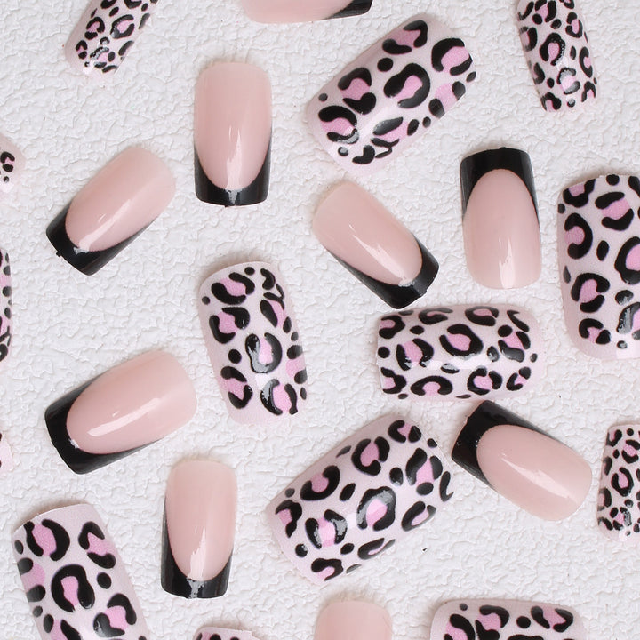 Trendy Animal Print Press-On Nails Kalsten