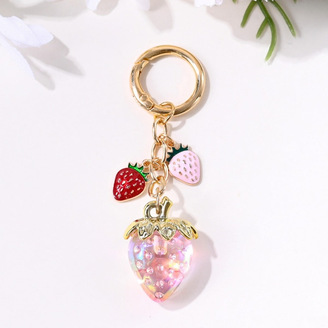 Keychain with Fruity Strawberry Design Kalsten