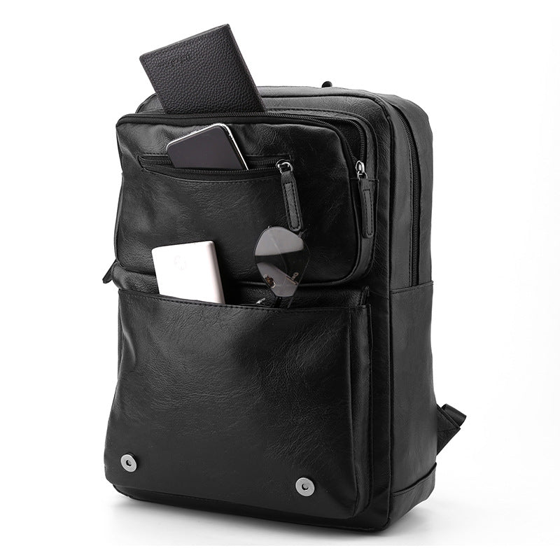 Stylish Leather Backpack Kalsten