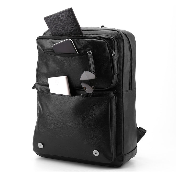 Stylish Leather Backpack Kalsten
