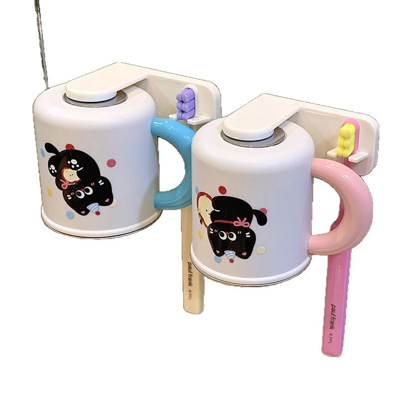 Wall cup holder with creative animal motif Kalsten
