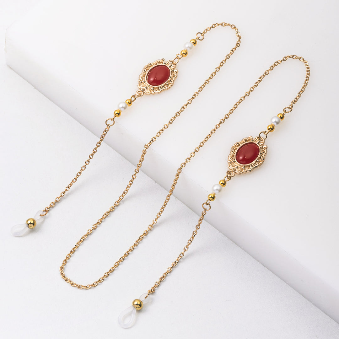 Elegant Beaded Eyewear Chain Kalsten