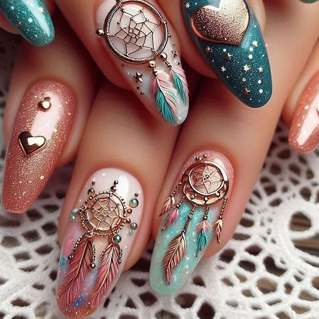 Artistic Dreamcatcher Nail Art Kalsten