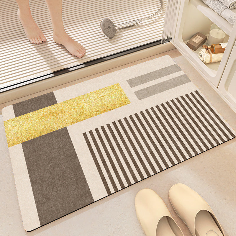 Abstract Pattern Non-Slip Bath Mat Kalsten