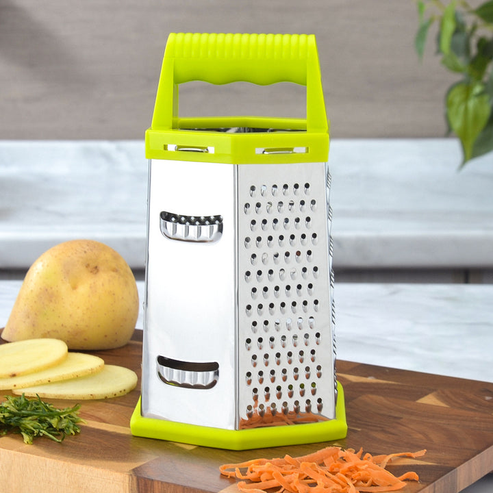 Multifunctional Stainless Steel Kitchen Grater with Non-Slip Handle Kalsten